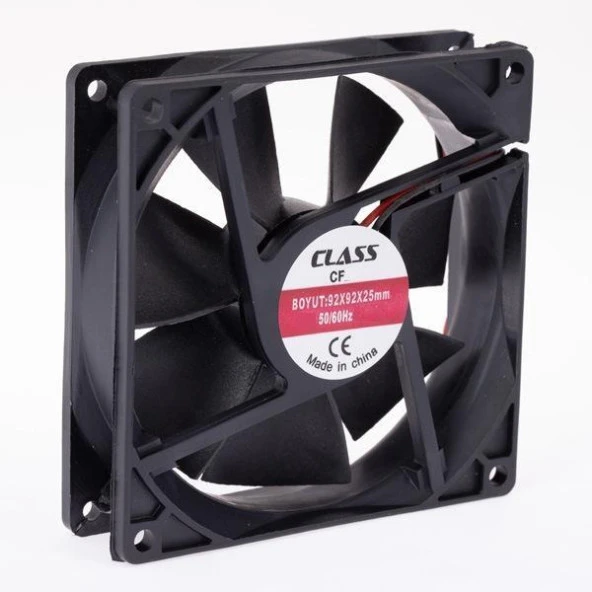 Fan 24v Plastik Kanat 92x92x25-2 0,12A 2,88W Class CF252