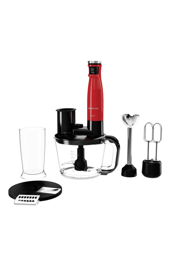 Blender Seti Rhb 4050 K Kırmızı Rendeli Blender Seti 1500w