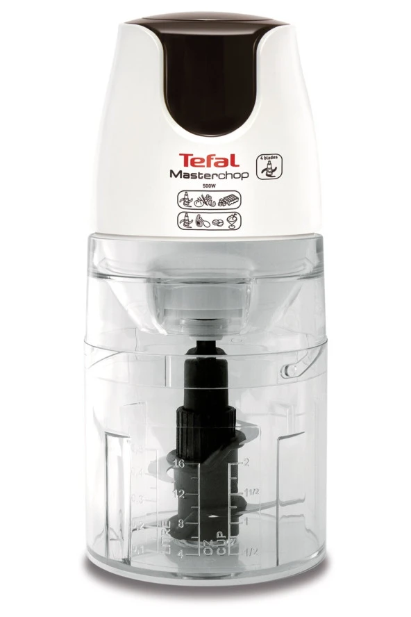 Tefal MB450B MasterChop Powelix 4 Bıçaklı Rondo ve Doğrayıcı 500 W - 1500637070 - 2