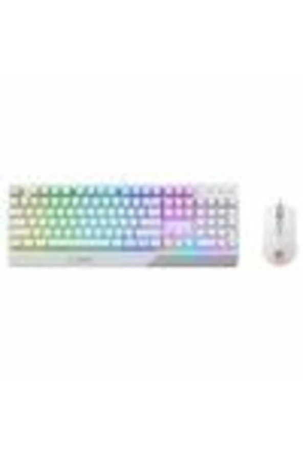 MSI Vigor GK30 Combo White Tr Klavye & Mouse Set Beyaz - 3
