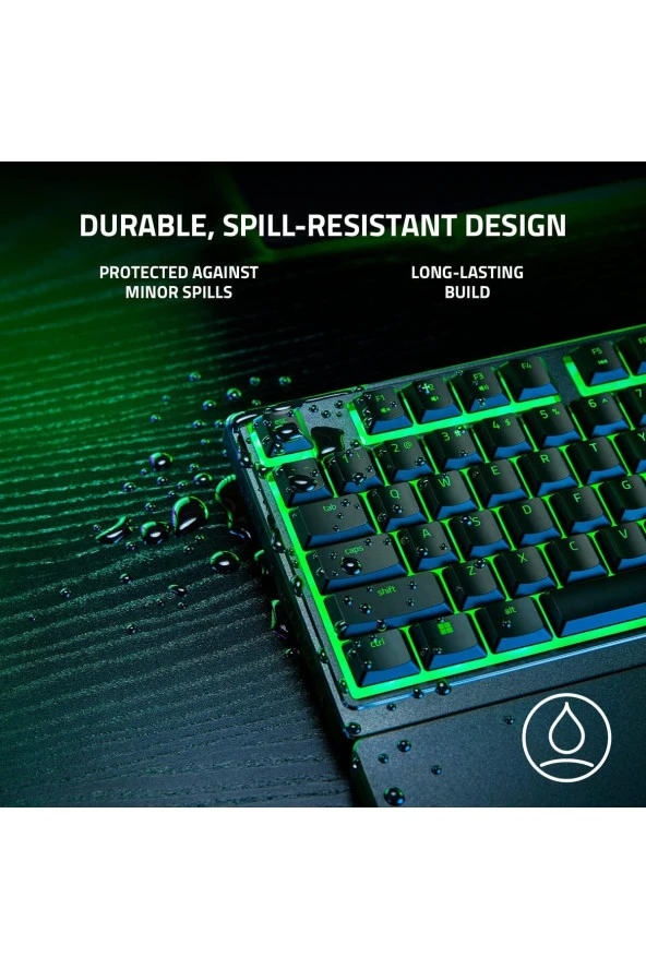 RAZER Ornata V3 X Klavye Usb Su Geçirmez Türkçe Siyah Gaming Oyuncu Klavye - 2
