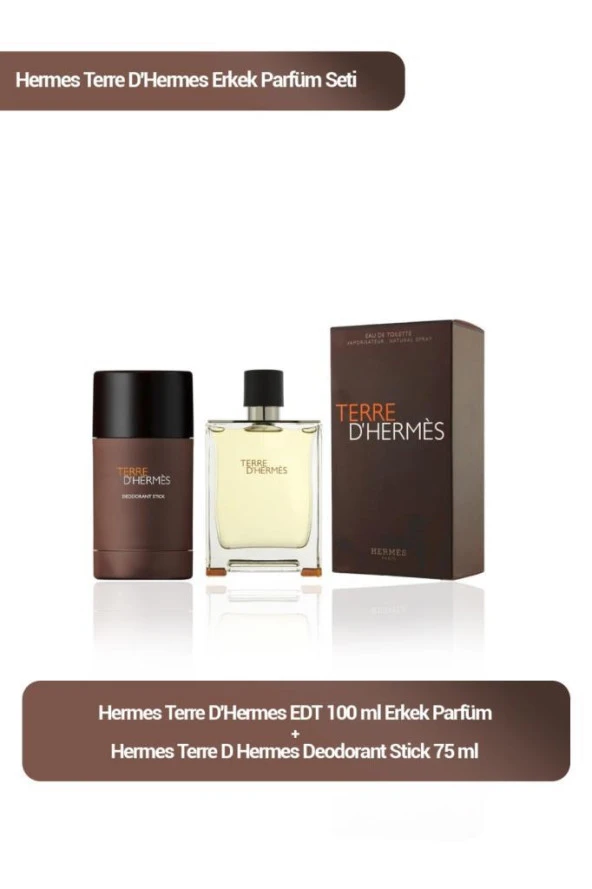 Hermes Terre D'Hermes EDT 100 ml Erkek Parfüm Seti