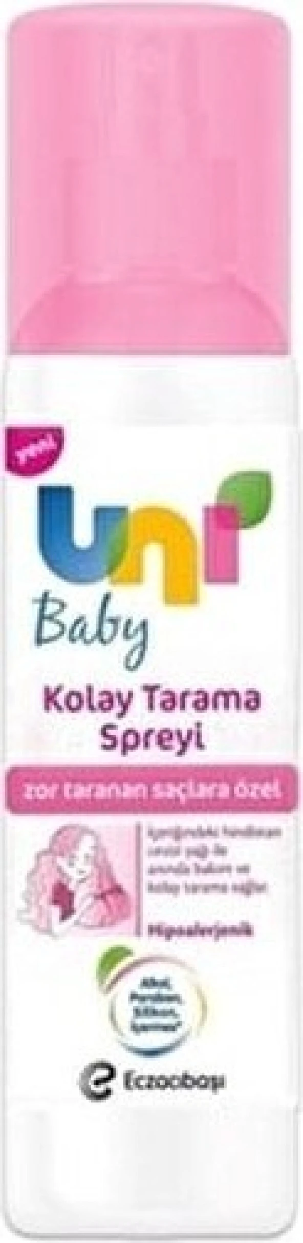 Uni Baby Kolay Tarama Spreyi 200 ml 3 Kutu - Resim 2