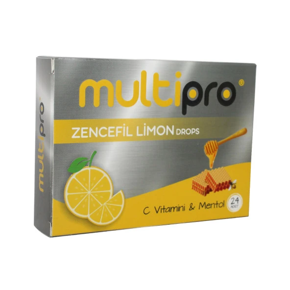 Multıpro Zencefıl Lımon Drops 24 Adet