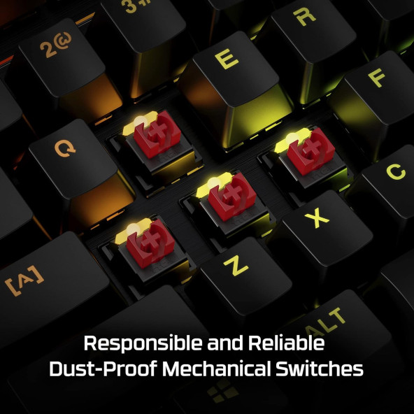 HyperX Alloy MKW100 Kablolu Mekanik Oyuncu Klavyesi - 2