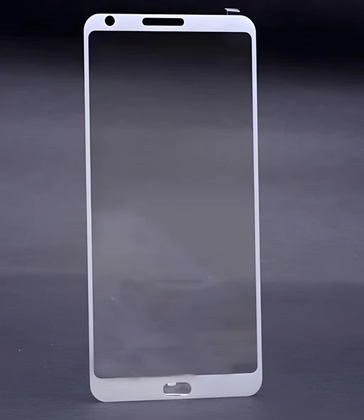 LG G6 Ekranı Tam Kaplayan Düz Cam Koruyucu - Resim 4