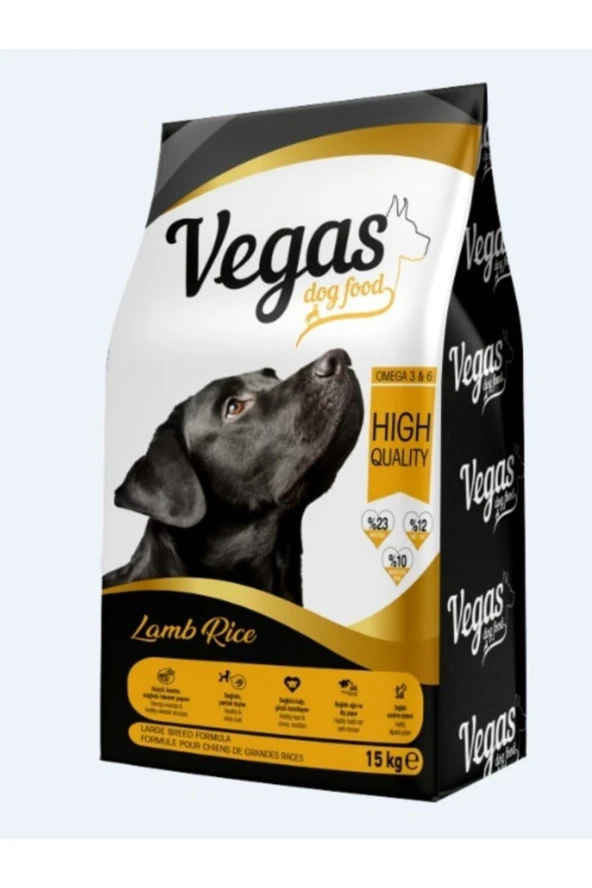 Las Vegas Kuzu Etli Yetişkin Köpek Maması 15 KG