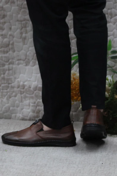 Mehmet Mete 42060 Bordolli Çok Yumuşak İç Ve Dış Hakiki Deri Erkek Ayakkabı - Resim 10