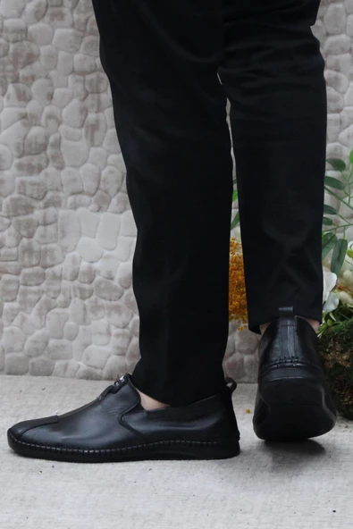 Mehmet Mete 42060 Bordolli Çok Yumuşak İç Ve Dış Hakiki Deri Erkek Ayakkabı - Resim 4