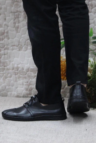 Mehmet Mete 42070 Çok Yumuşak Hafif İç Ve Dış Hakiki Deri Erkek Ayakkabı - Resim 4