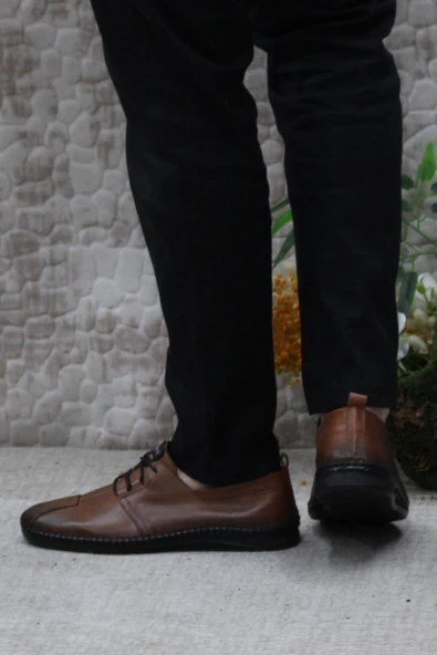 Mehmet Mete 42070 Çok Yumuşak Hafif İç Ve Dış Hakiki Deri Erkek Ayakkabı - Resim 10