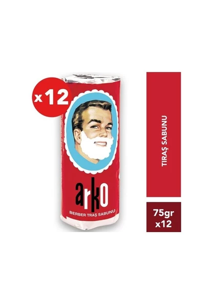 Arko Tıraş Sabunu 75 Gr 12 adet