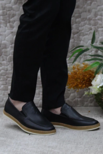 Mehmet Mete 24242 Bordolli Yumuşak Hafif İç Ve Dış Hakiki Deri Erkek Ayakkabı - Resim 2