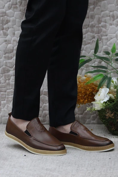 Mehmet Mete 24242 Bordolli Yumuşak Hafif İç Ve Dış Hakiki Deri Erkek Ayakkabı - Resim 8