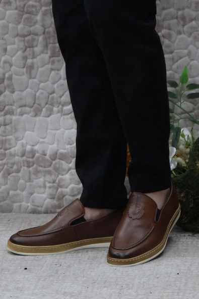 Mehmet Mete 24242 Bordolli Yumuşak Hafif İç Ve Dış Hakiki Deri Erkek Ayakkabı - Resim 9