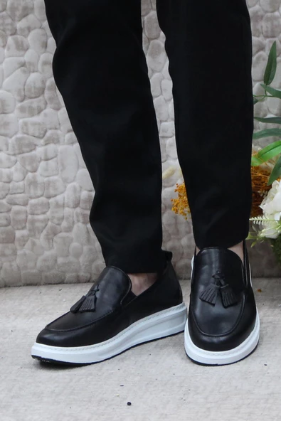 Mehmet Mete 54242 Hafif Rahat İç Ve Dış Hakiki Deri Erkek Ayakkabı - Resim 3