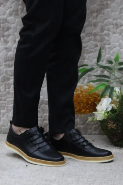 Mehmet Mete 4245 Hafif Yumuşak İç Ve Dış Hakiki Deri Erkek Ayakkabı - Resim 2