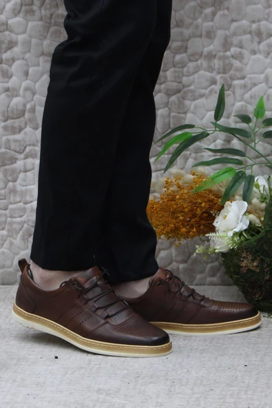 Mehmet Mete 4245 Hafif Yumuşak İç Ve Dış Hakiki Deri Erkek Ayakkabı - Resim 7