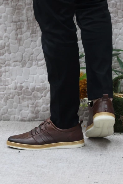 Mehmet Mete 4245 Hafif Yumuşak İç Ve Dış Hakiki Deri Erkek Ayakkabı - Resim 10