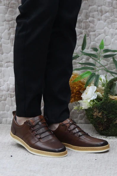 Mehmet Mete 4245 Hafif Yumuşak İç Ve Dış Hakiki Deri Erkek Ayakkabı - Resim 8