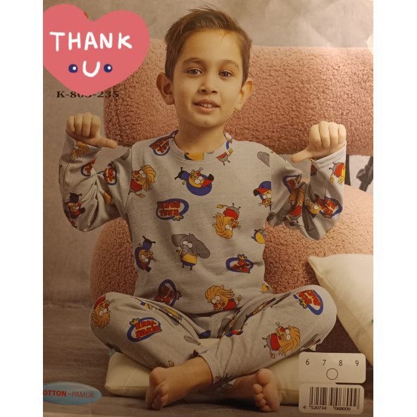 Minikalplim Çocuk Eşofmanı Uzun Kollu Kral Şakir Eşofman Modeli