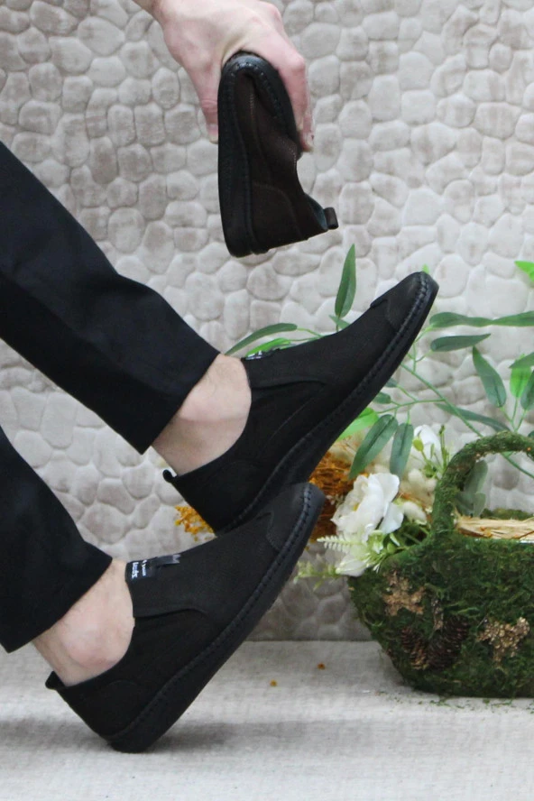 Mehmet Mete 42085 Bordolli Nubuk Çok Yumuşak İç Ve Dış Hakiki Deri Erkek Ayakkabı - Resim 5