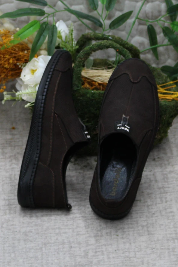 Mehmet Mete 42085 Bordolli Nubuk Çok Yumuşak İç Ve Dış Hakiki Deri Erkek Ayakkabı - Resim 11