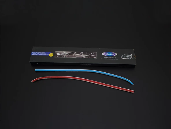 OMSA Fiat Doblo Krom Cam Alt Çıtası 2 Parça 2022 ve Sonrası - Resim 2