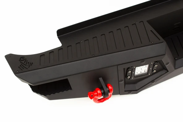 OMSA Isuzu D-Max Dakar V2 Çelik Arka Tampon Ledli Sensörlü-Sensörsüz 2012-2019 Arası - 4
