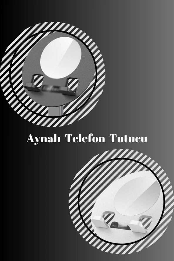 Qpen EH222 360° Ayarlanabilir Katlanabilir Masaüstü Telefon Tutucu - Resim 5