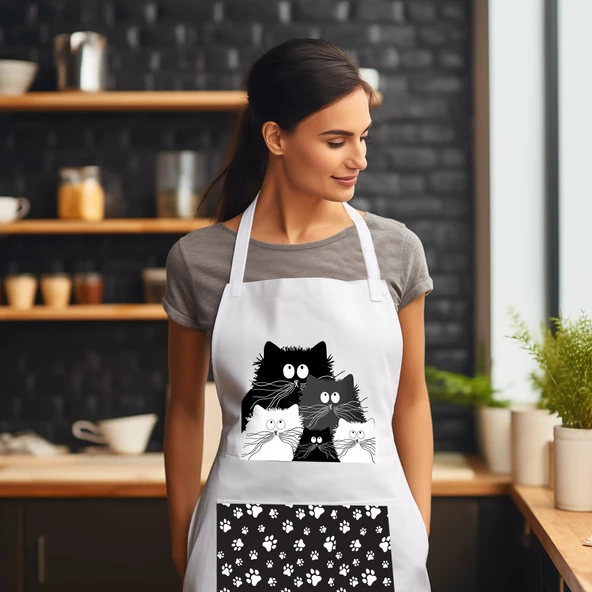 Şapşik Önlük Çok Amaçlı Kullanıma Uygun Önlük