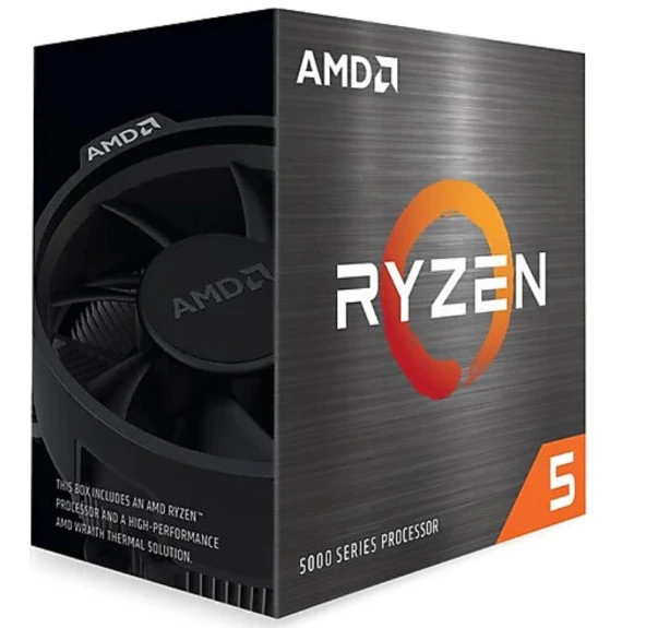 AMD Ryzen 5 5600 (6 Çekirdek) 3.5GHz - 4.4GHz 32mb AM4 İşlemci Box (Fan Dahil)