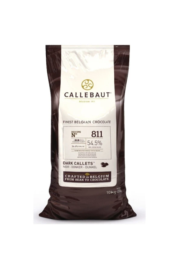 CALLEBAUT Bitter Pul Çikolata 811 10 Kg