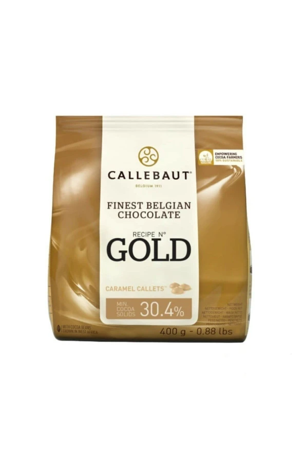 CALLEBAUT Gold Karamel Drop Çikolata (400 Gr)