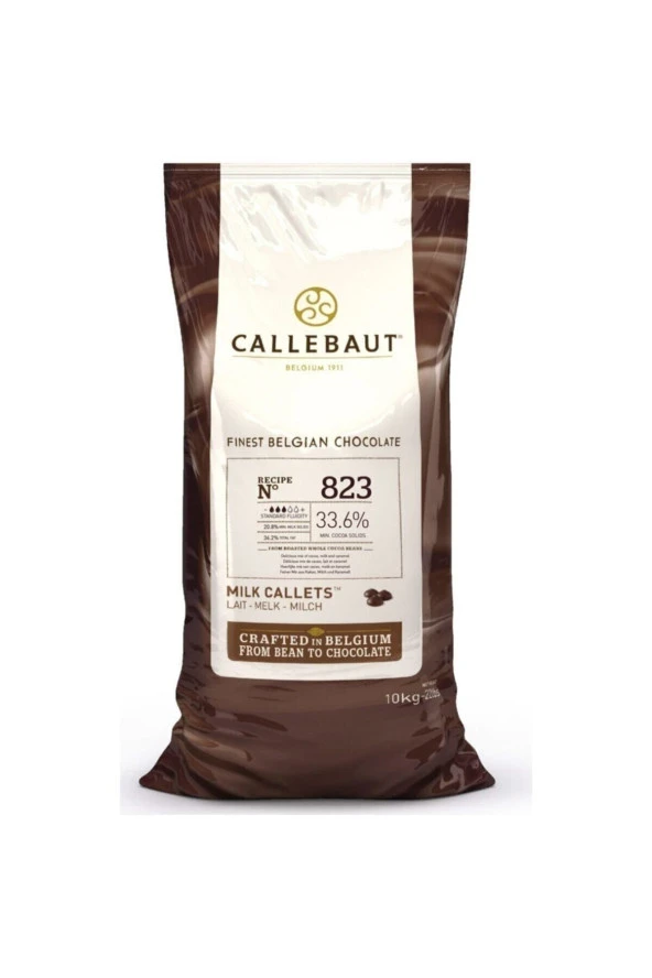 CALLEBAUT Sütlü Çikolata 10 Kg Kuvertur Damla 823Nv-595