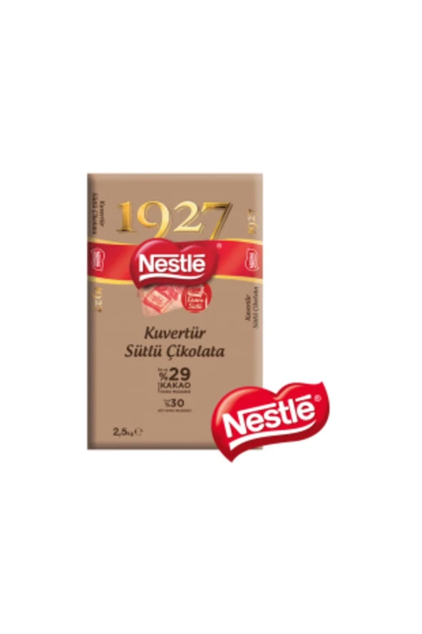 NESTLE Nestle 1927 Kuvertür Sütlü Çikolata 2.5Kg