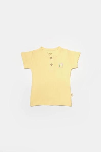 Bebek 2'li Tişört, %50 Bambu - %50 Organik Pamuk, Bebek ve Yenidoğan Serisi - CSYB9022 - 3