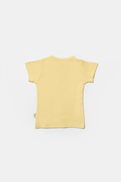 Bebek 2'li Tişört, %50 Bambu - %50 Organik Pamuk, Bebek ve Yenidoğan Serisi - CSYB9022 - 4