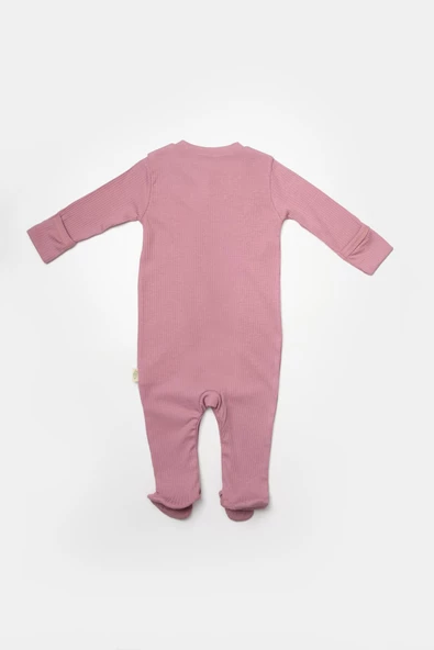 Bebek 2'li Paçalı Tulum, %50 Bambu - %50 Organik Pamuk, Bebek ve Yenidoğan Serisi - CSYB9033 - 4