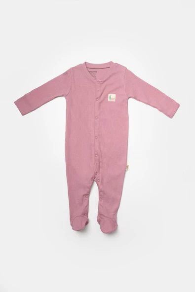 Bebek 2'li Paçalı Tulum, %50 Bambu - %50 Organik Pamuk, Bebek ve Yenidoğan Serisi - CSYB9033 - 3