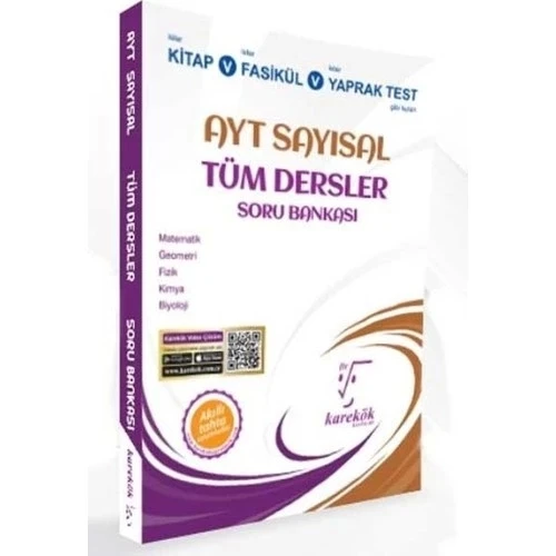 AYT SAYISAL TÜM DERSLER SORU BANKASI   KAREKÖK