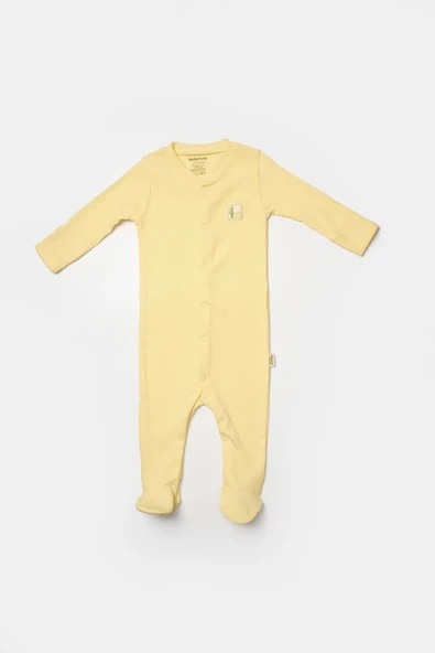 Bebek 2'li Paçalı Tulum, %50 Bambu - %50 Organik Pamuk, Bebek ve Yenidoğan Serisi - CSYB9034 - 5