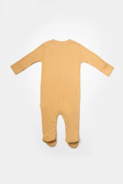 Bebek 2'li Paçalı Tulum, %50 Bambu - %50 Organik Pamuk, Bebek ve Yenidoğan Serisi - CSYB9034 - 4