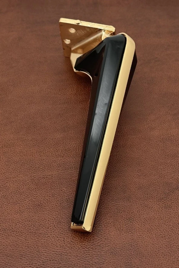 Wings Gold Siyah Mobilya Koltuk Ayağı Chester Komidin Tv Ünitesi Vestiyer Ayağı 21 Cm 16 Adet - Resim 3