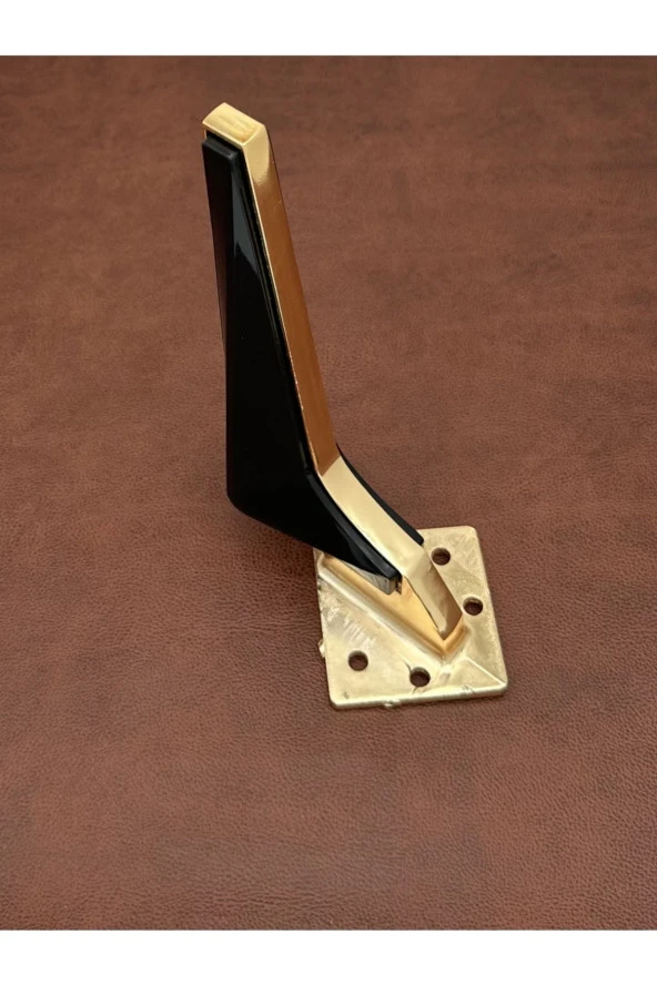 Wings Gold Siyah Mobilya Koltuk Ayağı Chester Komidin Tv Ünitesi Vestiyer Ayağı 21 Cm 16 Adet - Resim 4