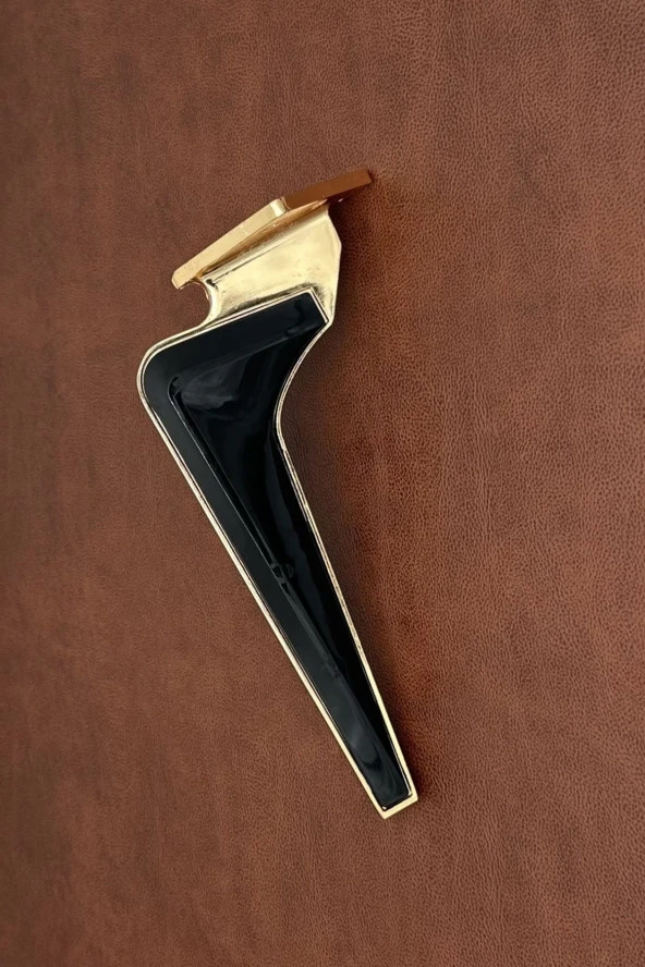 Wings Gold Siyah Mobilya Koltuk Ayağı Chester Komidin Tv Ünitesi Vestiyer Ayağı 21 Cm 16 Adet - Resim 5