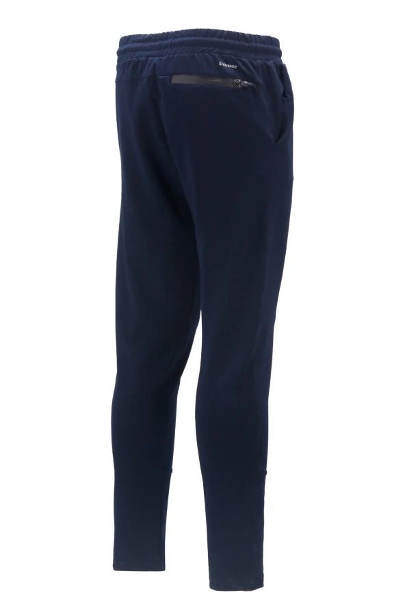 Erkek Esnek Lastikli Rahat Lacivert Eşofman Altı - 3