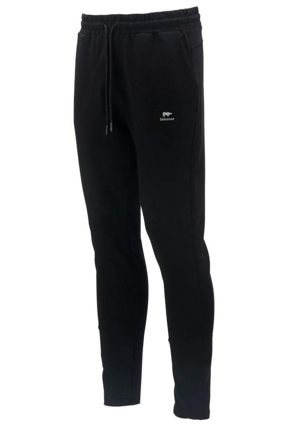 Erkek Esnek Lastikli Rahat Siyah Eşofman Altı