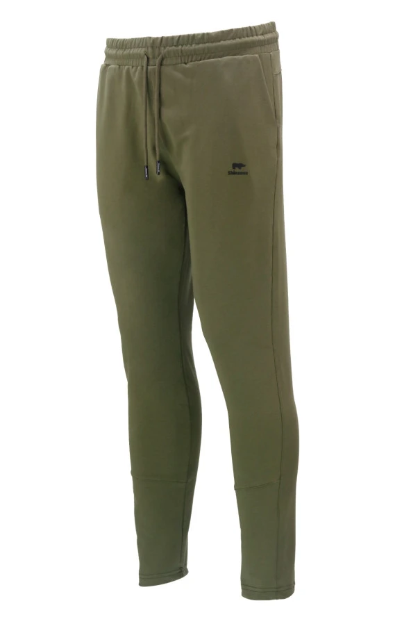 Erkek Esnek Lastikli Rahat Haki Eşofman Altı