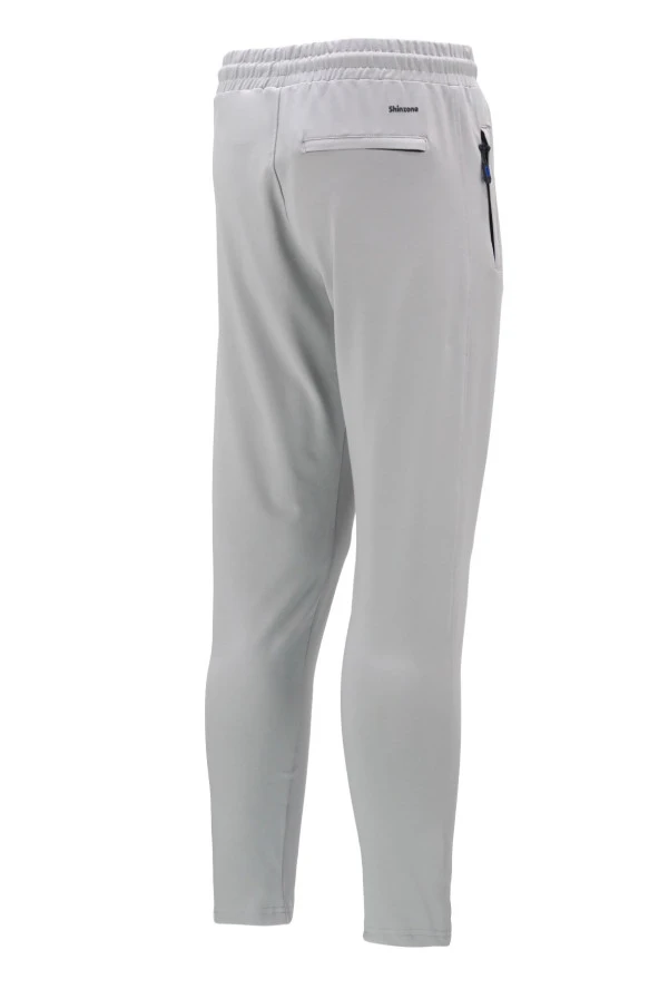 Erkek Düz Paça Standart Fit Lastikli Gri Eşofman Altı - 3